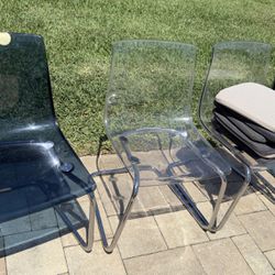 Acrylic Chair Set Of 4 