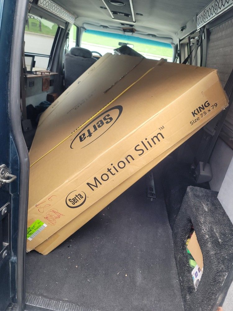 Serta Slim Motion Adj. King Bed NIB