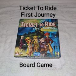 Ticket To Ride First Journey Days Of Wonder Board Game In Excellent New Condition (Is Complete Nothing Missing)