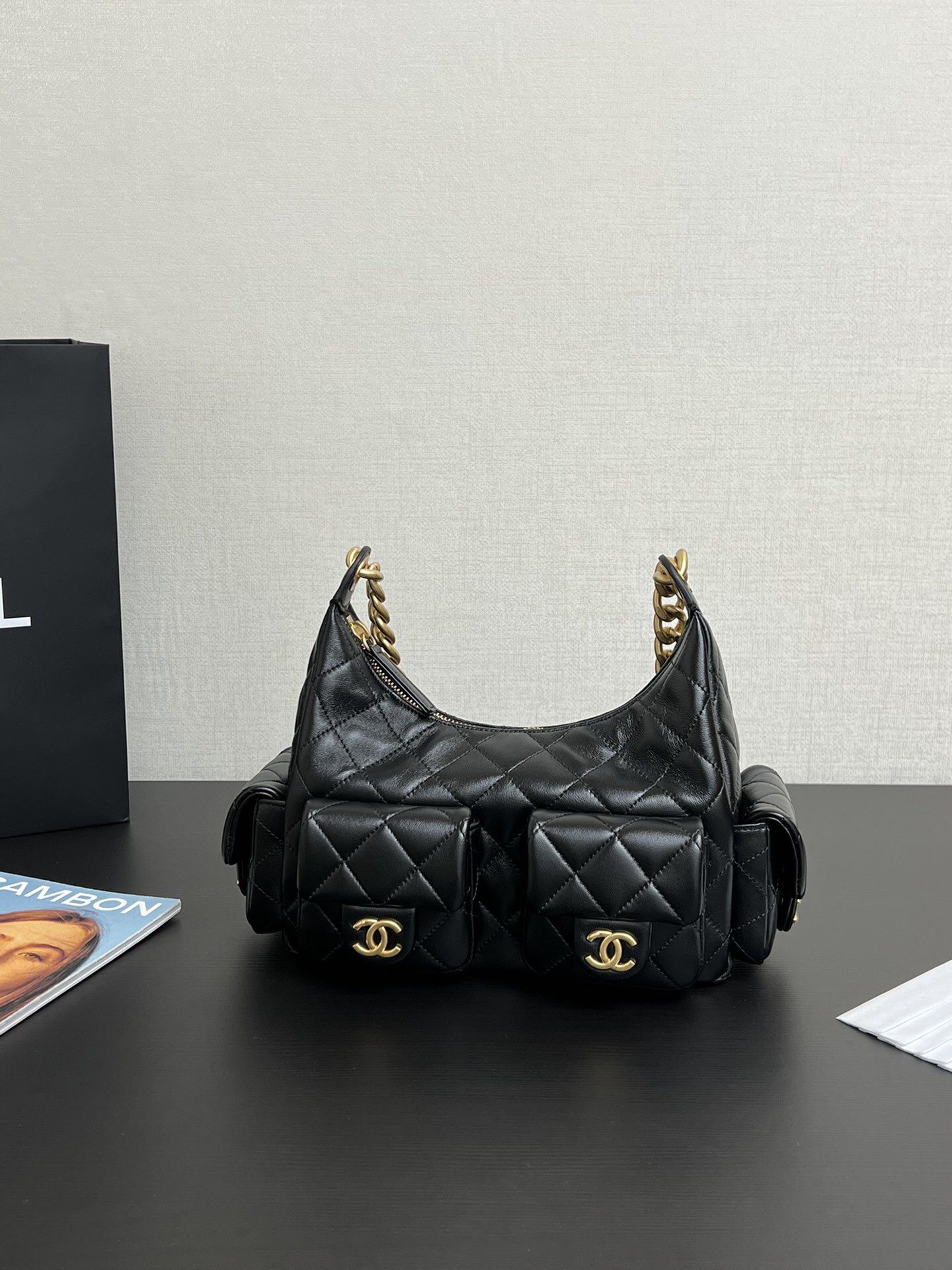 A black bag for women