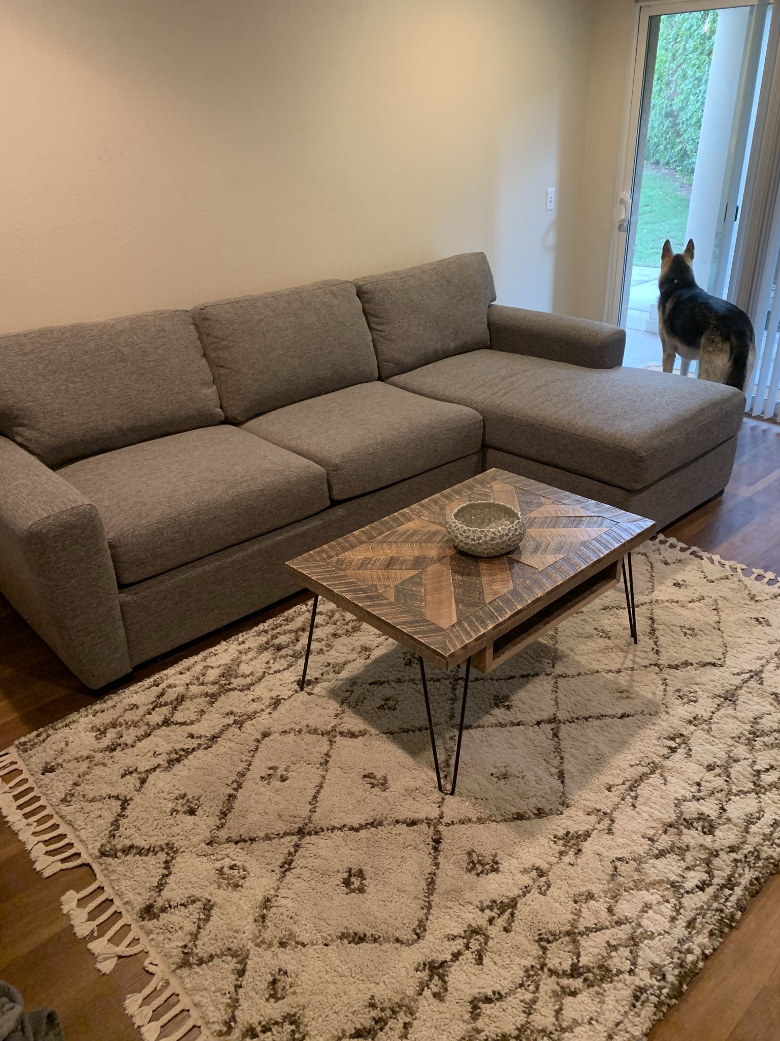 Grey Couch Sectional Left Chaise