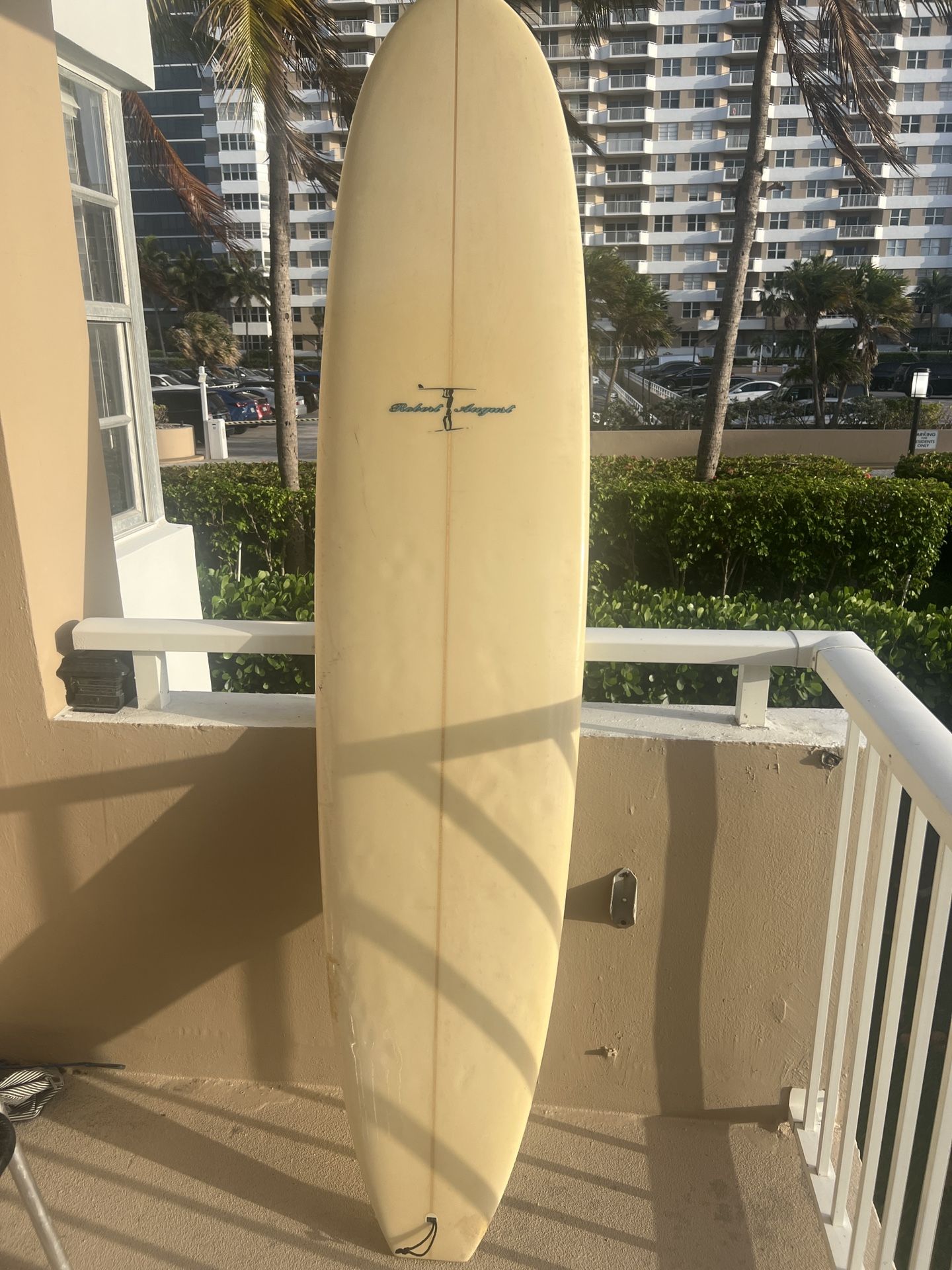 USED ROBERT AUGUST SURFBOARDS - 9'2 X 22 1/2 LONGBOARD SURFBOARD