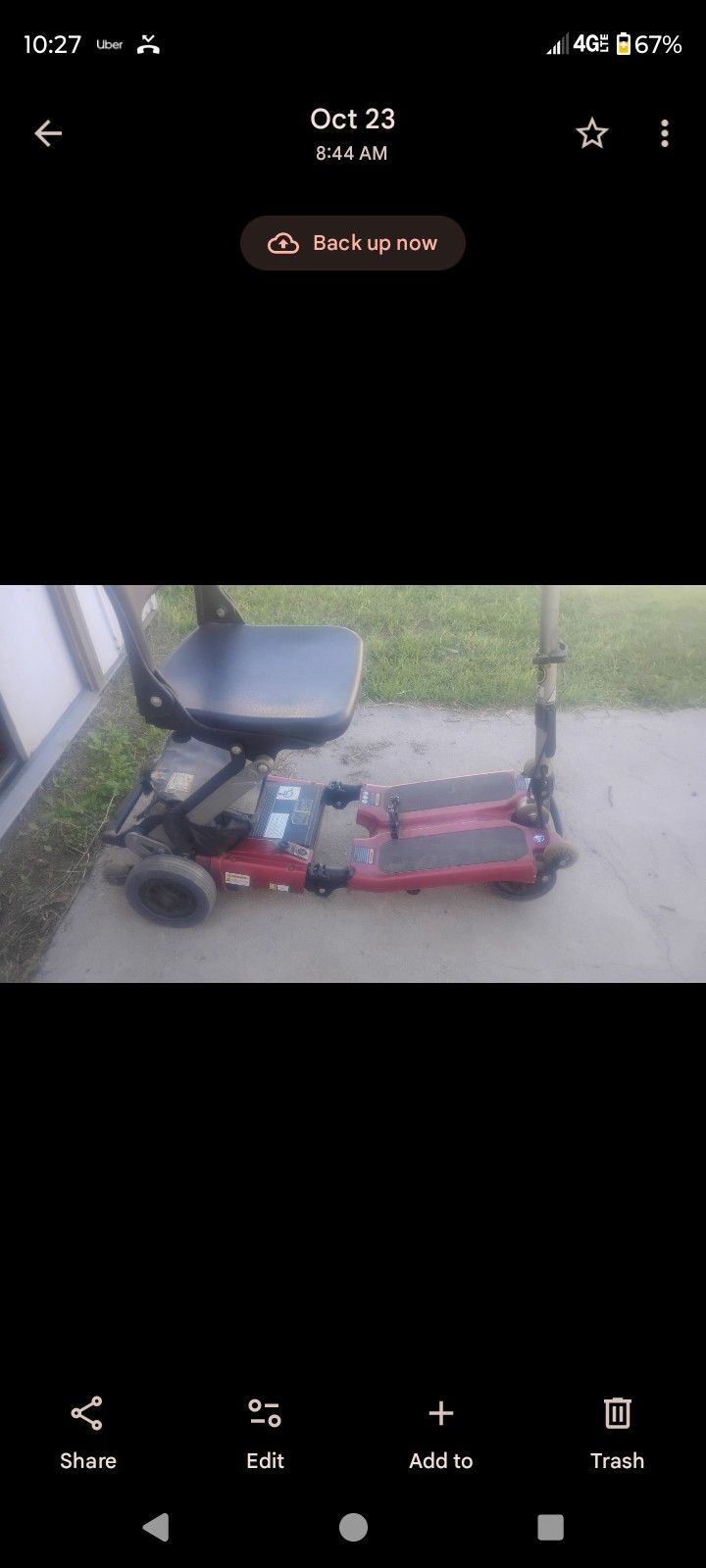 Heavy Duty Foldable Electric Cart 