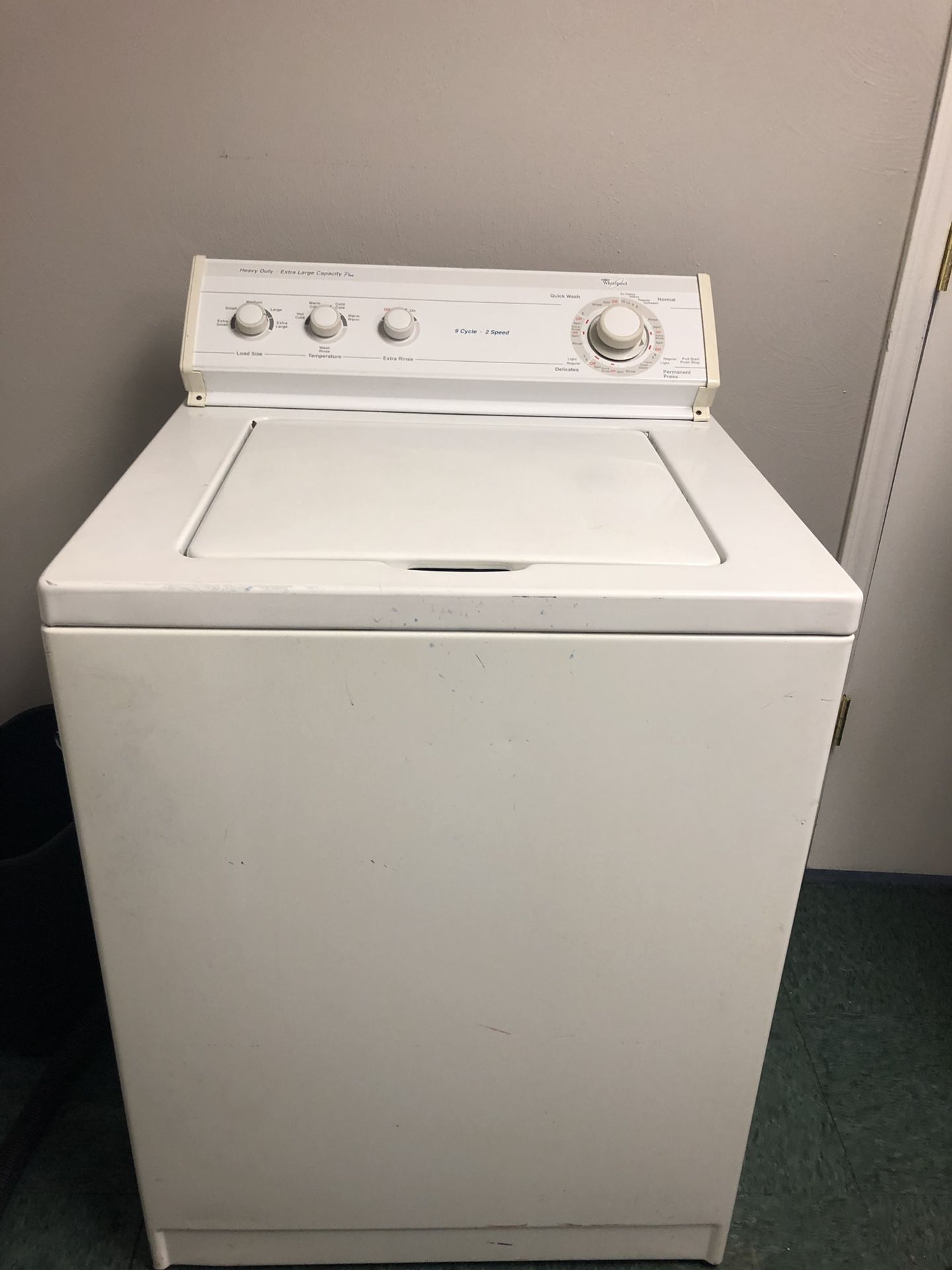 Whirlpool washer