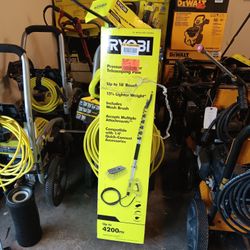RYOBI....
18 ft. Extension Pole with Brush for Pressure Washer