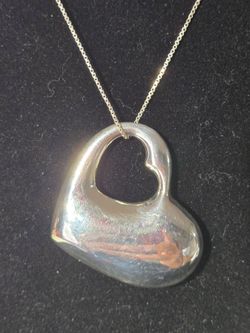 BIG Heart on chain, both 925