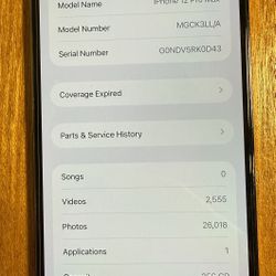 Excellent Condition - iPhone 12 Pro Max 256GB Unlocked