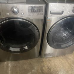 Lg Washer And Dryer Set Stainless Steel 