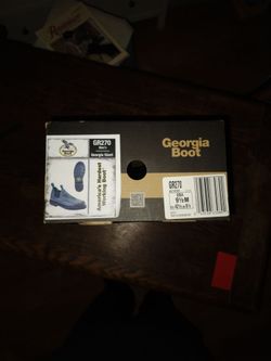 Black Georgia boot romeos 9.5