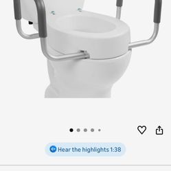 Standard Raised Toilet Seat Never Opened 