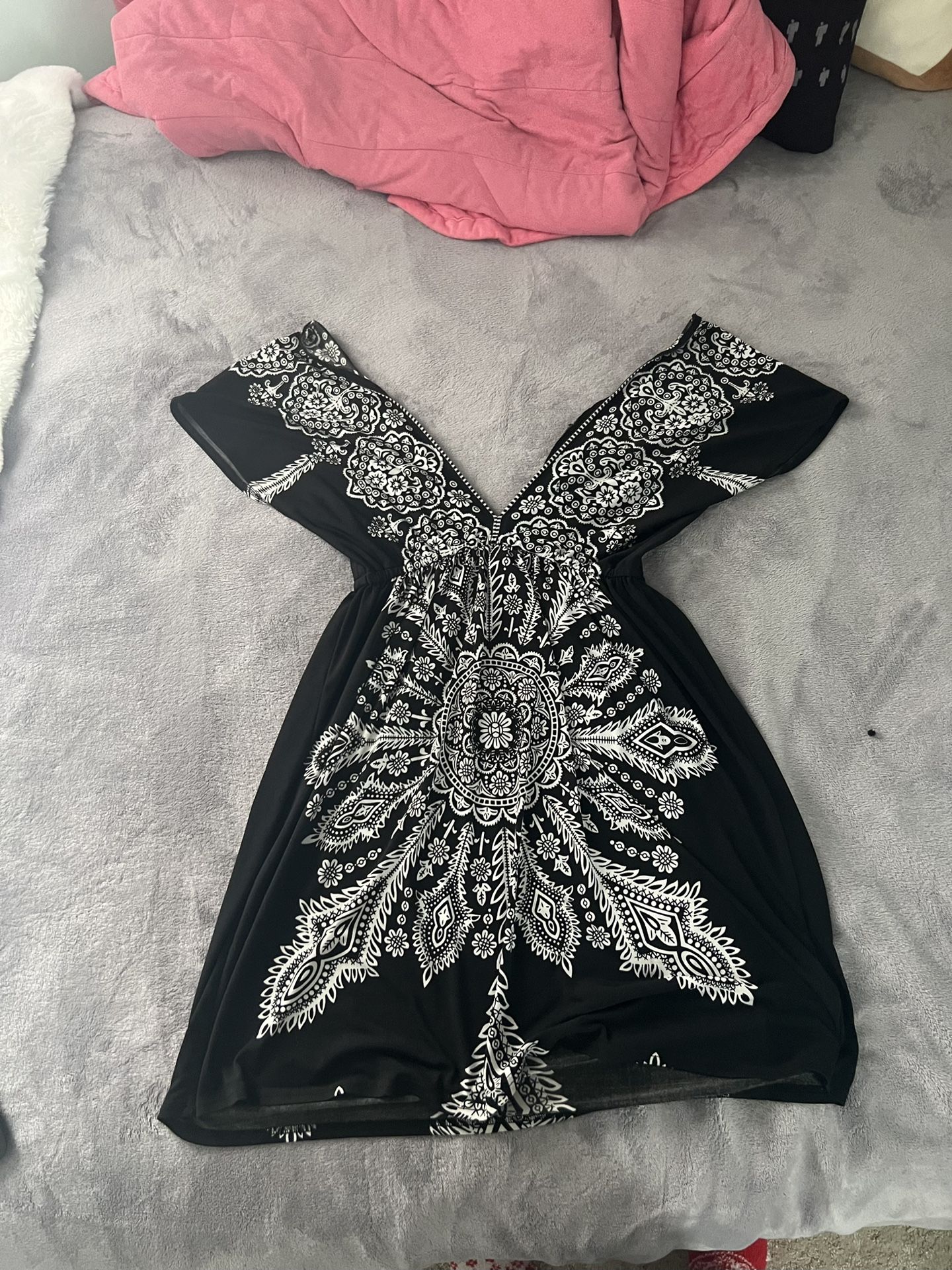 Bohemian Style Mini Dress