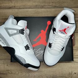 Air Jordan 4 White Cement 