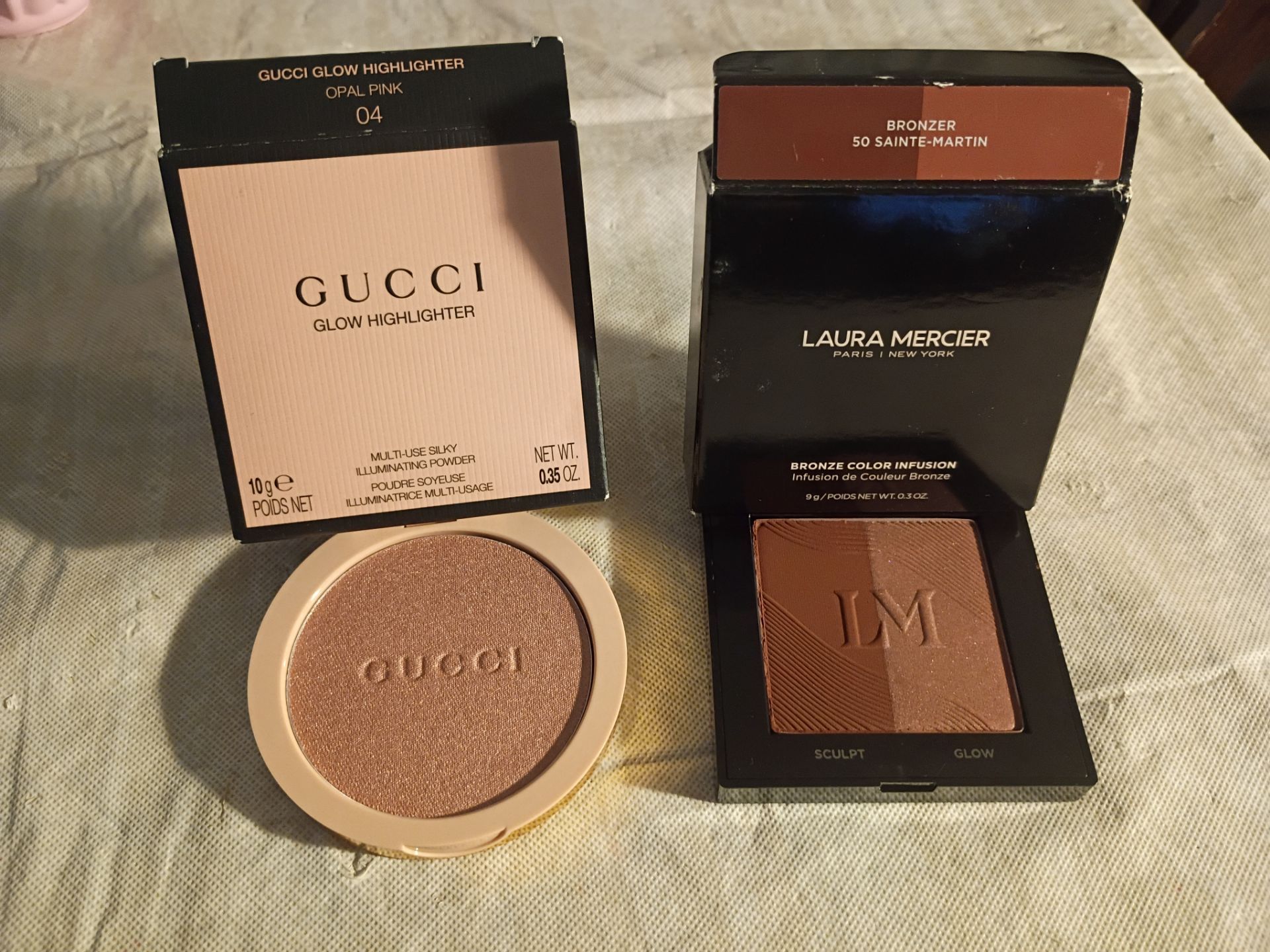 Highlighter and bronzer