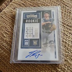 Jake Rogers Panini Contenders Rookie Ticket Autograph Auto MLB