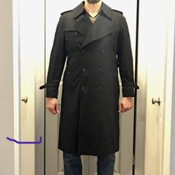 Burberrys Classic Black Trench Coat