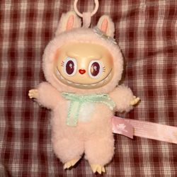 Pink Labubu Keychain (rose Scented Labubu)🌷