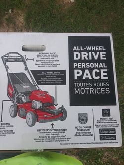 Toro. 22 in all-wheel drive push mower