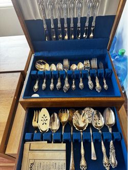 Vintage 1881 silverware set