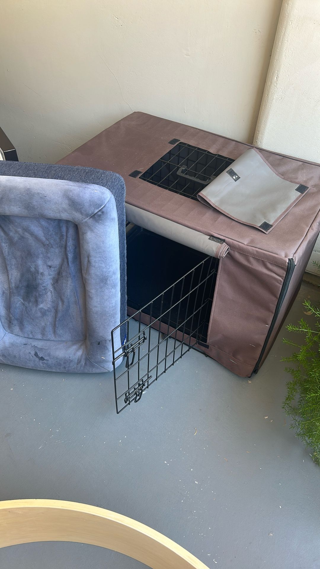Covered Dog Crate