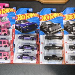 Hot Wheels Treasure Hunt Silverado Barbie Civic Impala