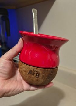 The Arg Mate Gourd Cup with Bombilla