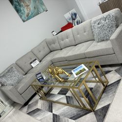 New Sectional Grey 