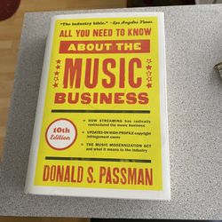 MUSIC INDUSTRY BOOK 