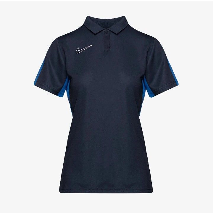 Nike Soccer Dri-FIT Academy 23 Polo Shirt Blue Women's Size M DR1348-451 NWT