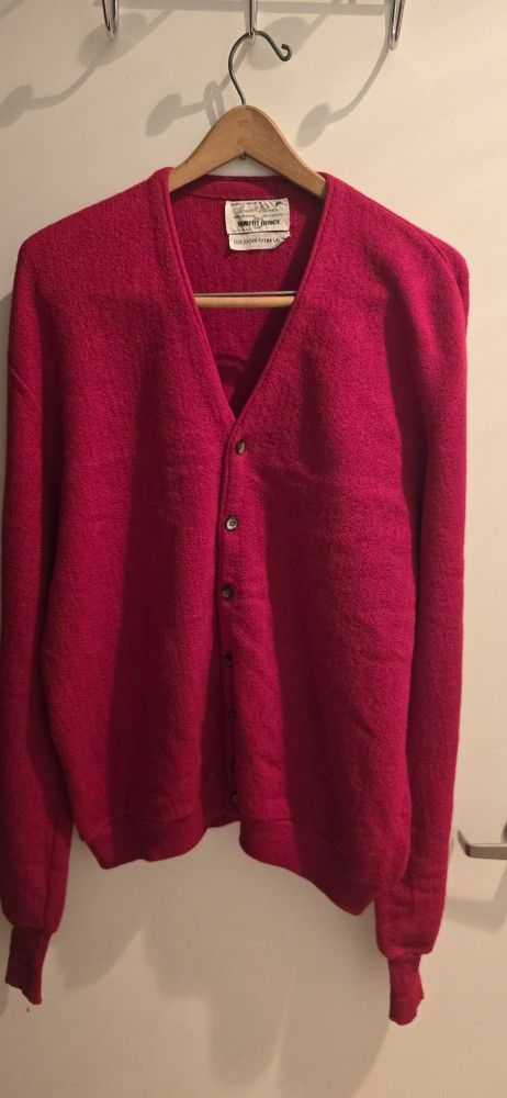 Navy Cardigan Arnold Palmer Red Cardigan 70s Arnold Palmer ROBERT