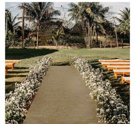 All Natural Jute Burlap Aisle Runner 36"x100ft Great for Weddings