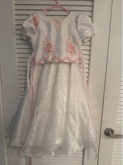 Pinky dress girl 7 years old