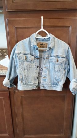 Levi's Vintage 80s Cropped Jean Vest