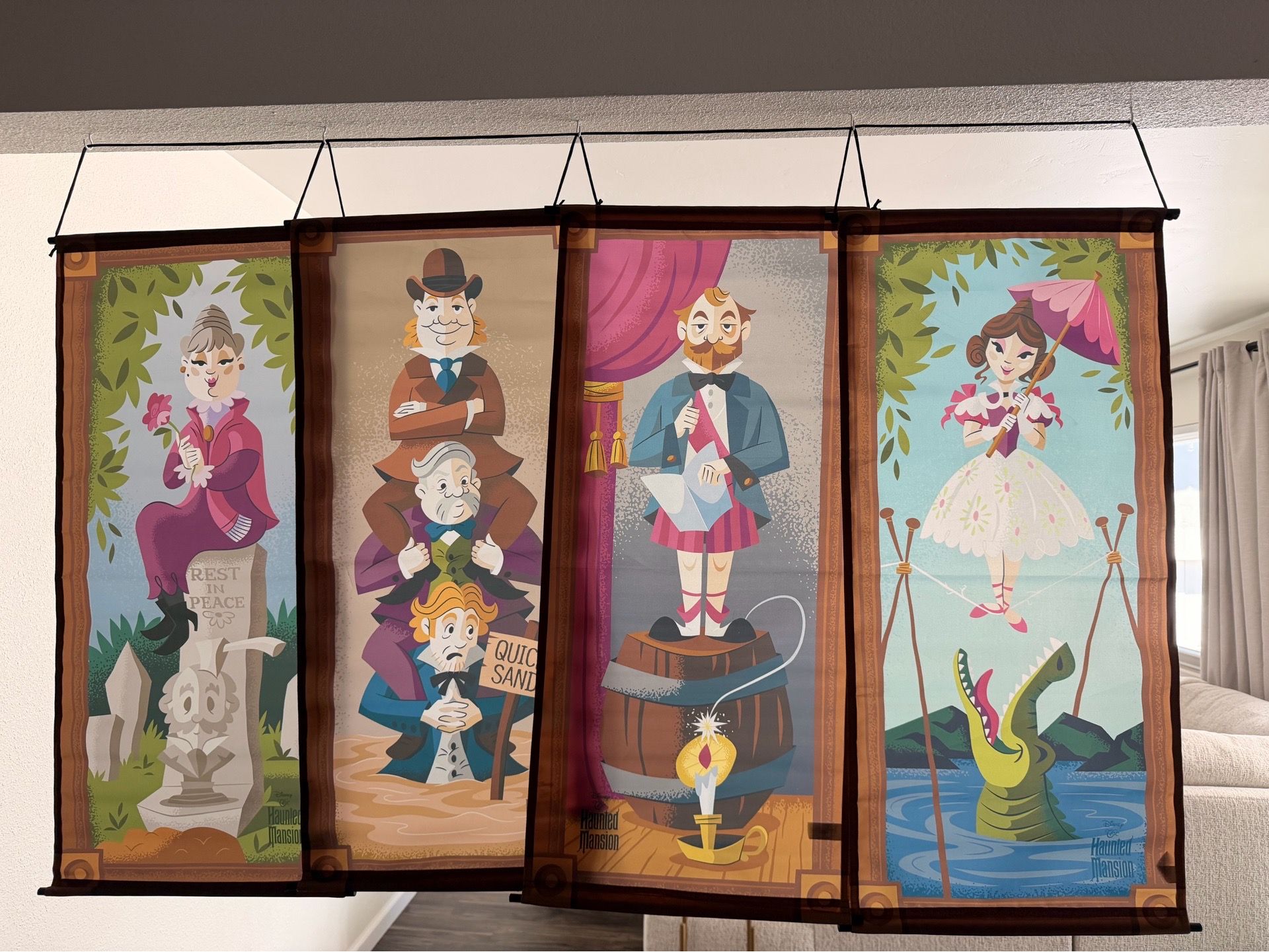 Haunted mansion stretching posters