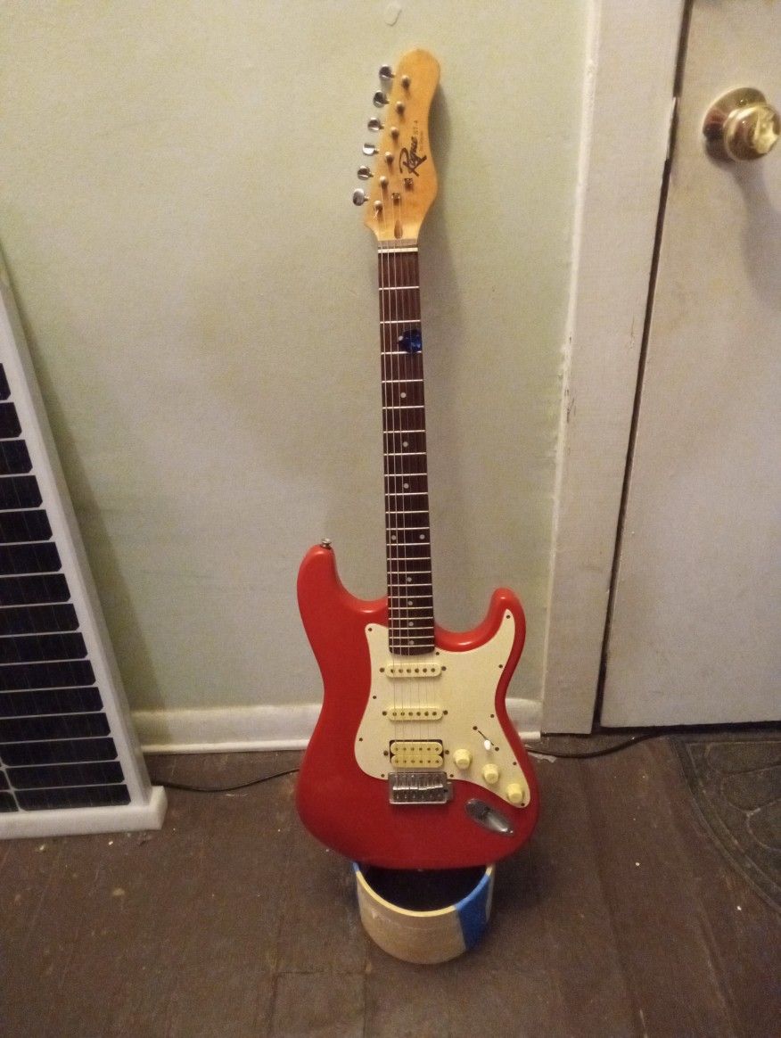 Red Rogue Guitar