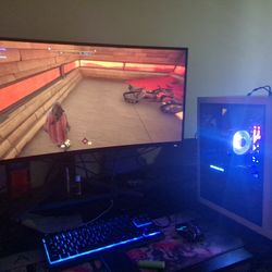 Omen PC With Alienware Moniter