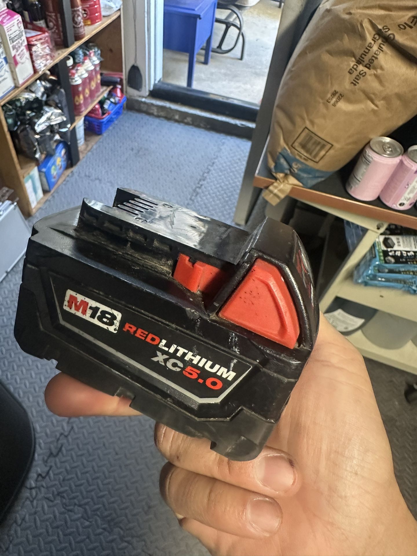 Milwaukee M18 5.0ah Battery Like New