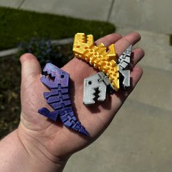3D Printed Dino Fidget Toy