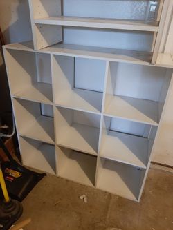 36" x 36" WHITE CUBE STORAGE 9 CUBES