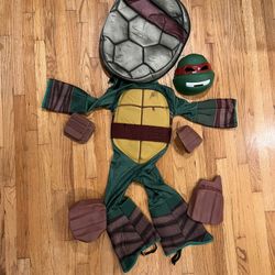 Boys Ninja Turtle Costume Raphael Size Small