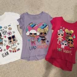 Girls Lol Tshirts Size 6 