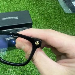 Chrome heart glasses comes with bag and everything