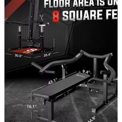 Chest Press Machine#3, 1050LBS Bench Press Machine with Independent Converging Arms, Adjustable Flat Incline Bench for Chest