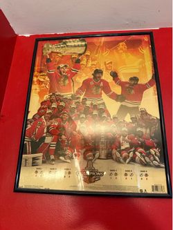BLACKHAWKS FRAMED PICTURE