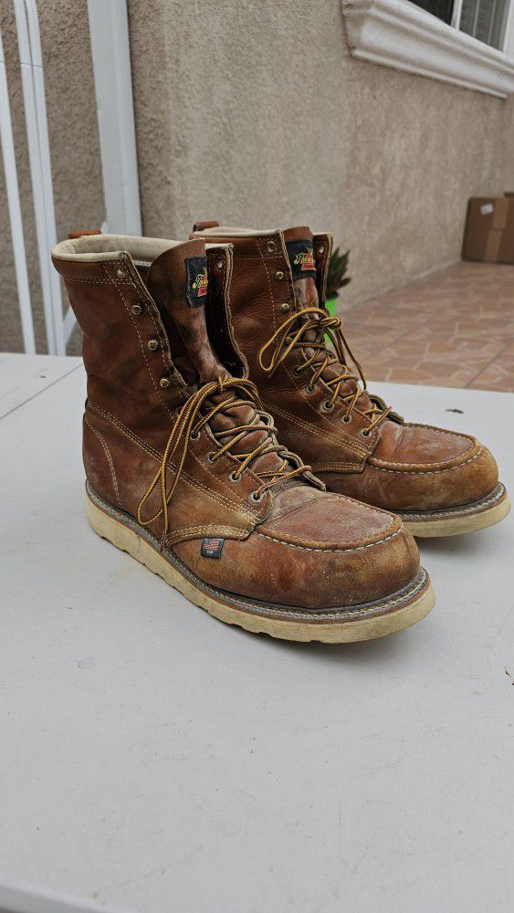 Mens Thorogood Work Boots Size 11.5 EE 