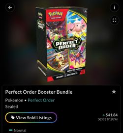 Pokémon Perfect Order Booster Bundle