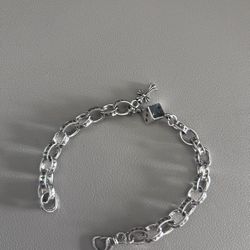 925 Sterling Silver Chain Bracelet