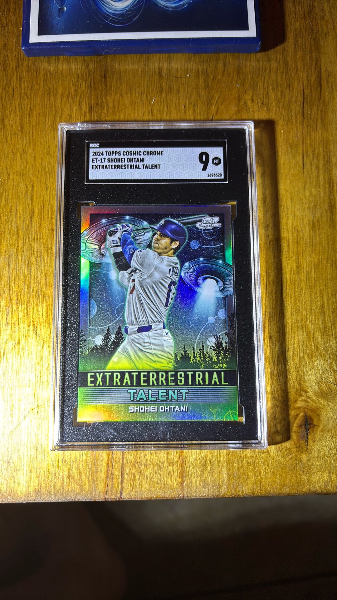 SP Topps Chrome Shohei Ohtani Extraterrestrial Talent Refractor Mint 9 Slab 