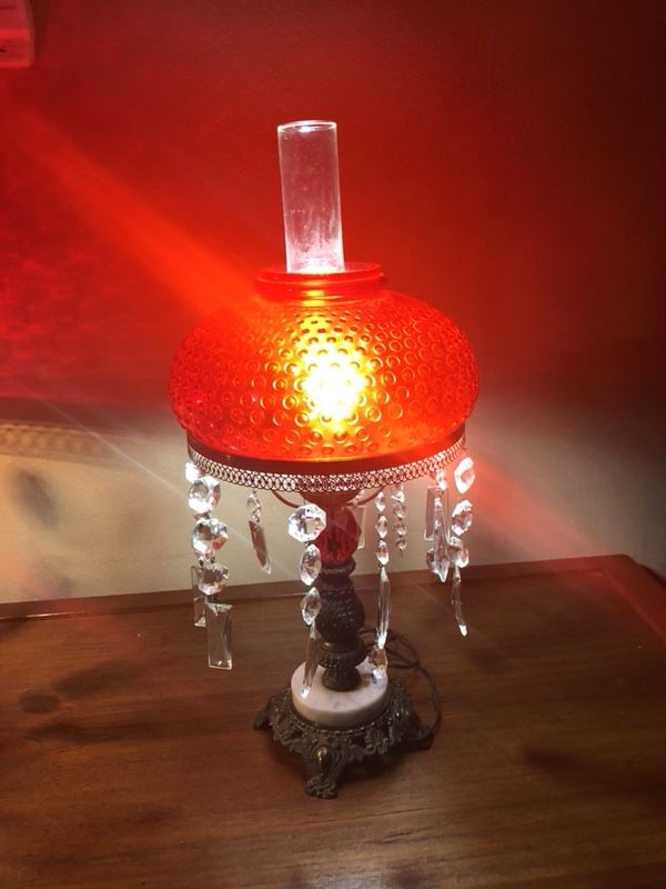 Vintage Red Glass Lamps Antiques In Fort Worth Tx Offerup