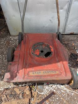 Vintage Star Clipper Lawn Mower Deck - Restoration Project / Parts Donor