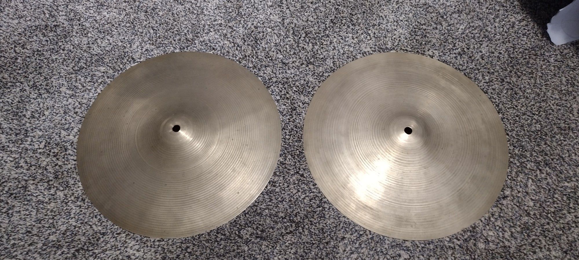 Vintage 14" Zilco Hi hats Cymbals
